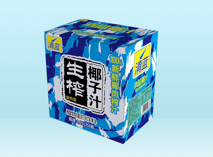 清藍椰汁